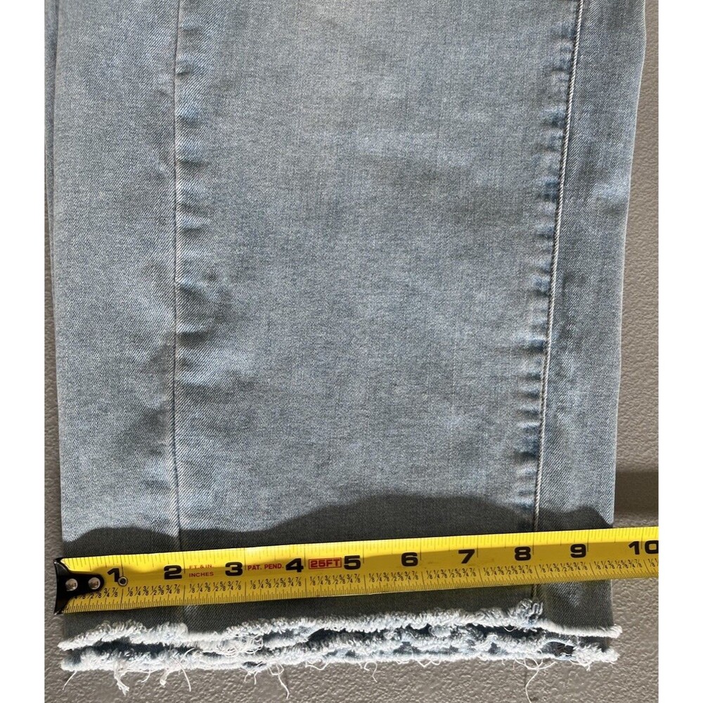 Blue Baggy Womens Jeans Size 12 Light Washed Blue Denim Y2K 90’s Streetwear - Picture 6 of 7